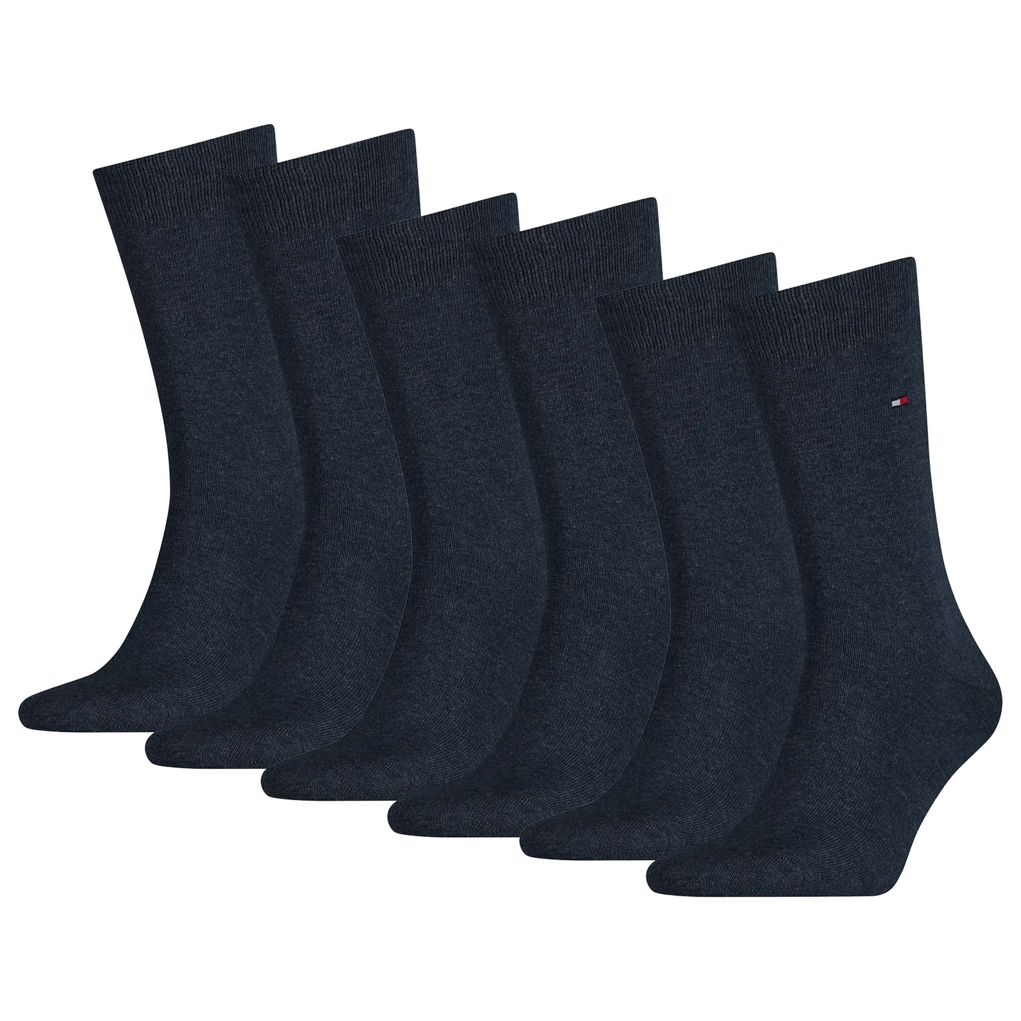 TOMMY HILFIGER Herren Socken, 6er Pack - Classic, Strümpfe, einfarbig