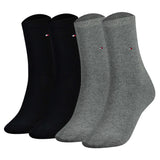TOMMY HILFIGER Damen Socken, 4er Pack - Classic, Strümpfe, einfarbig