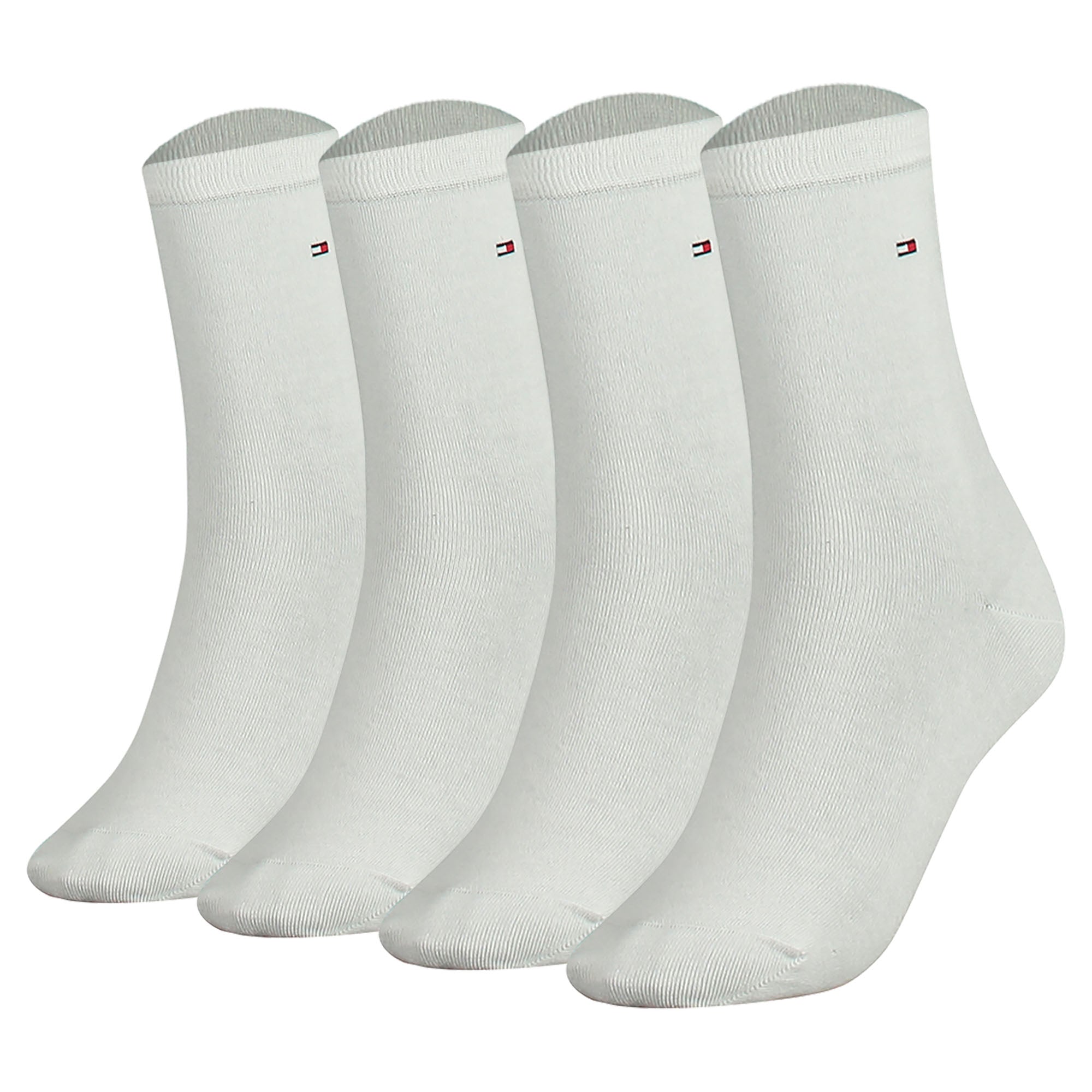 TOMMY HILFIGER Damen Socken, 4er Pack - Classic, Strümpfe, einfarbig