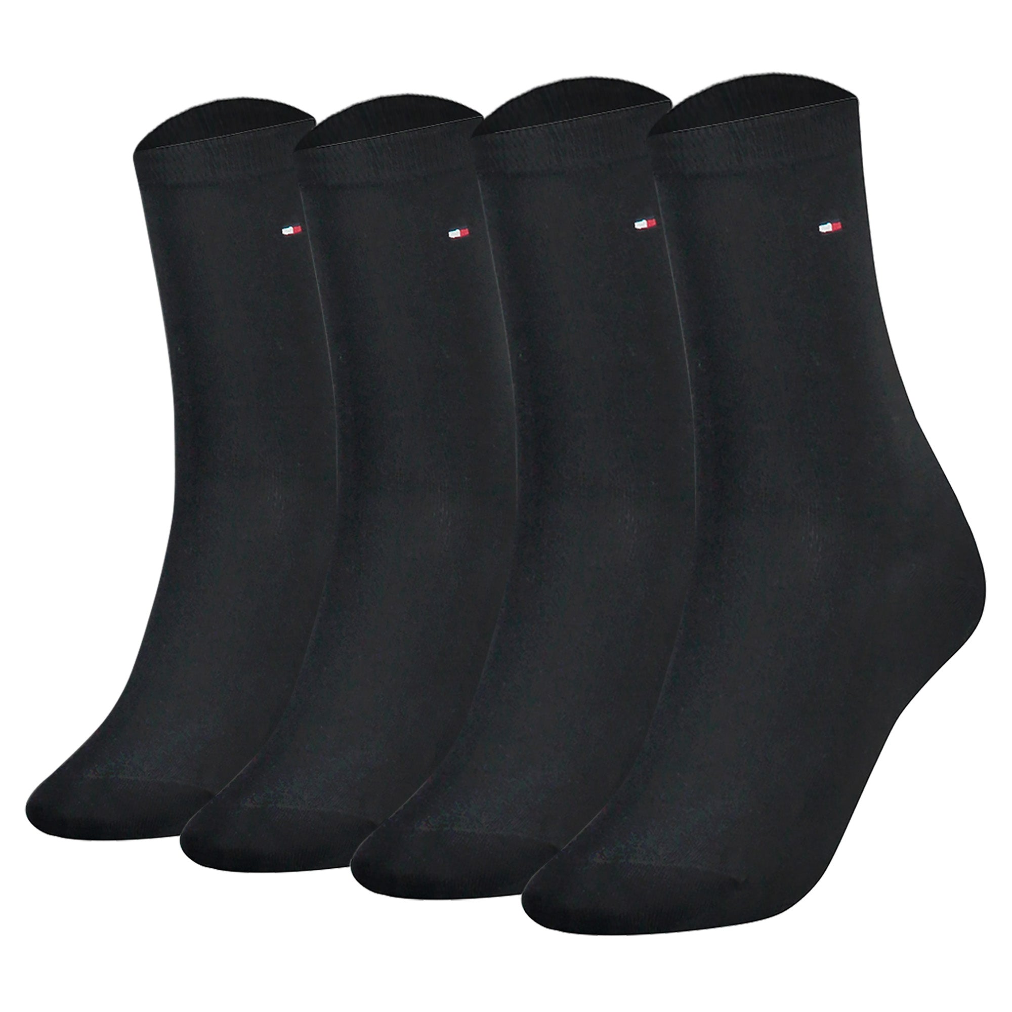 TOMMY HILFIGER Damen Socken, 4er Pack - Classic, Strümpfe, einfarbig