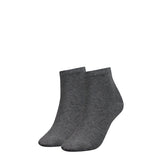 TOMMY HILFIGER Damen Quarter Socken, Vorteilspack - TH, Baumwolle, 35-42, einfarbig