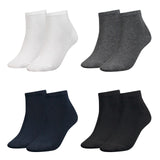 TOMMY HILFIGER Damen Quarter Socken, Vorteilspack - TH, Baumwolle, 35-42, einfarbig