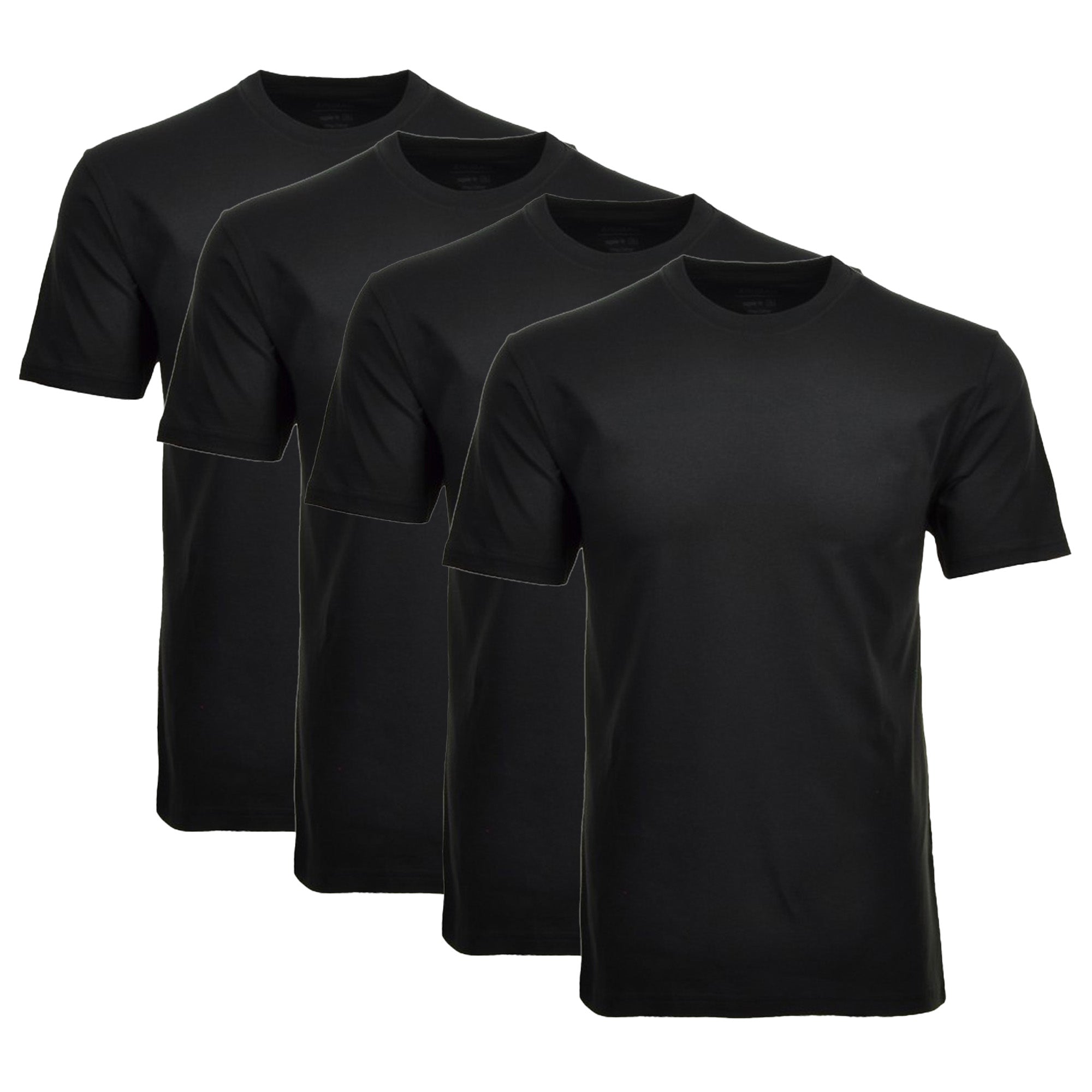 RAGMAN Herren T-Shirt 4er Pack - 1/2 Arm, Unterhemd, Rundhals