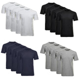 RAGMAN Herren T-Shirt 4er Pack - 1/2 Arm, Unterhemd, Rundhals