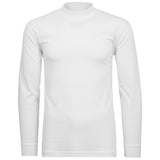 RAGMAN Men's Stand-Up Collar Sweater - Long Sleeve Basic Stand-Up Collar Regular, Single Jersey, Solid Color