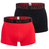 HOM Herren Boxer Shorts, 2er Pack - HOM Boxerlines #2, Baumwolle