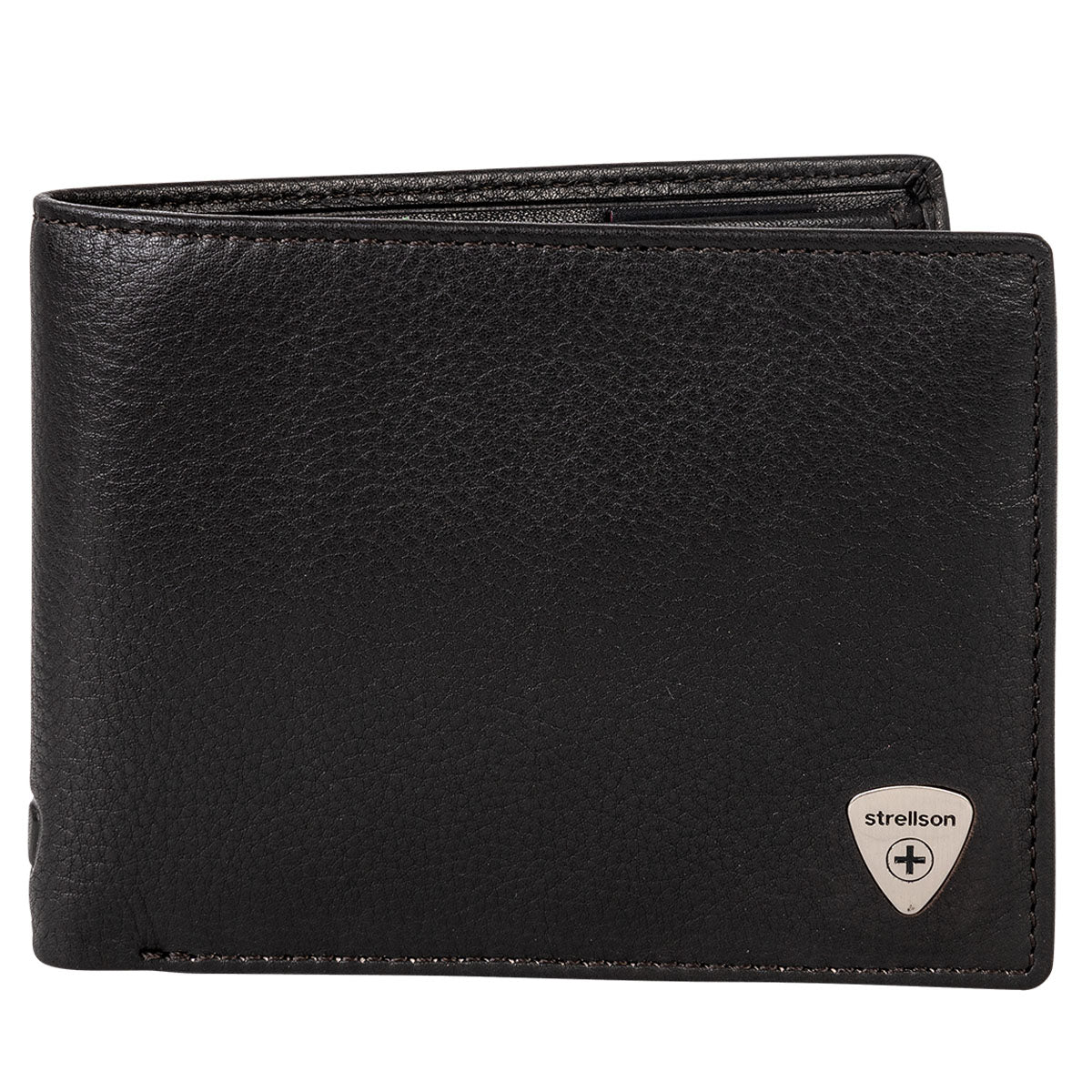 Strellson Mens Wallet, genuine Leather - Harrison Billfold H4, 10x12x2cm (HxWxD)