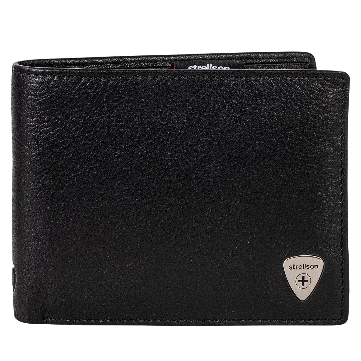 Strellson Herren Geldbörse, echtes Leder - Harrison Billfold H4, 10x12x2cm (HxBxT)