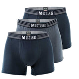 MUSTANG Herren Boxershorts, 3er Pack - Retroshorts, Pants, True Denim