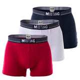 MUSTANG Herren Boxershorts, 3er Pack - Retroshorts, Pants, True Denim
