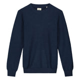 DSTREZZED Herren Strickpullover - Mercury Crew, Rundhals, Melange Slub, Baumwoll-Mix