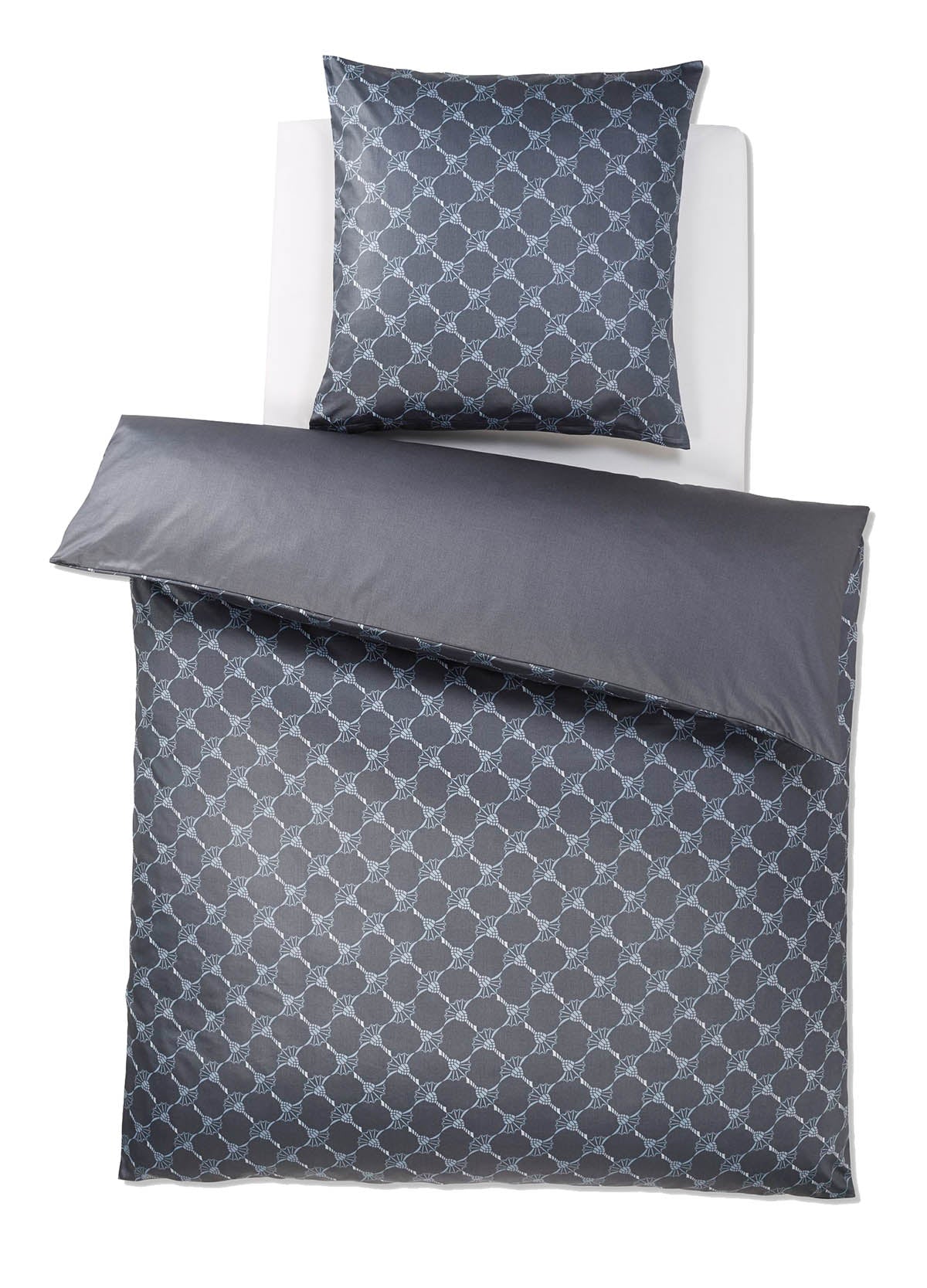 JOOP! Bettwäsche 2 teilig - Cornflower Gradiant, Comfort-Satin, Baumwolle, Jacquard