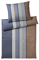 JOOP! Bettwäsche 2 teilig - Cornflower Stripes, Comfort-Satin, Baumwolle, Jacquard