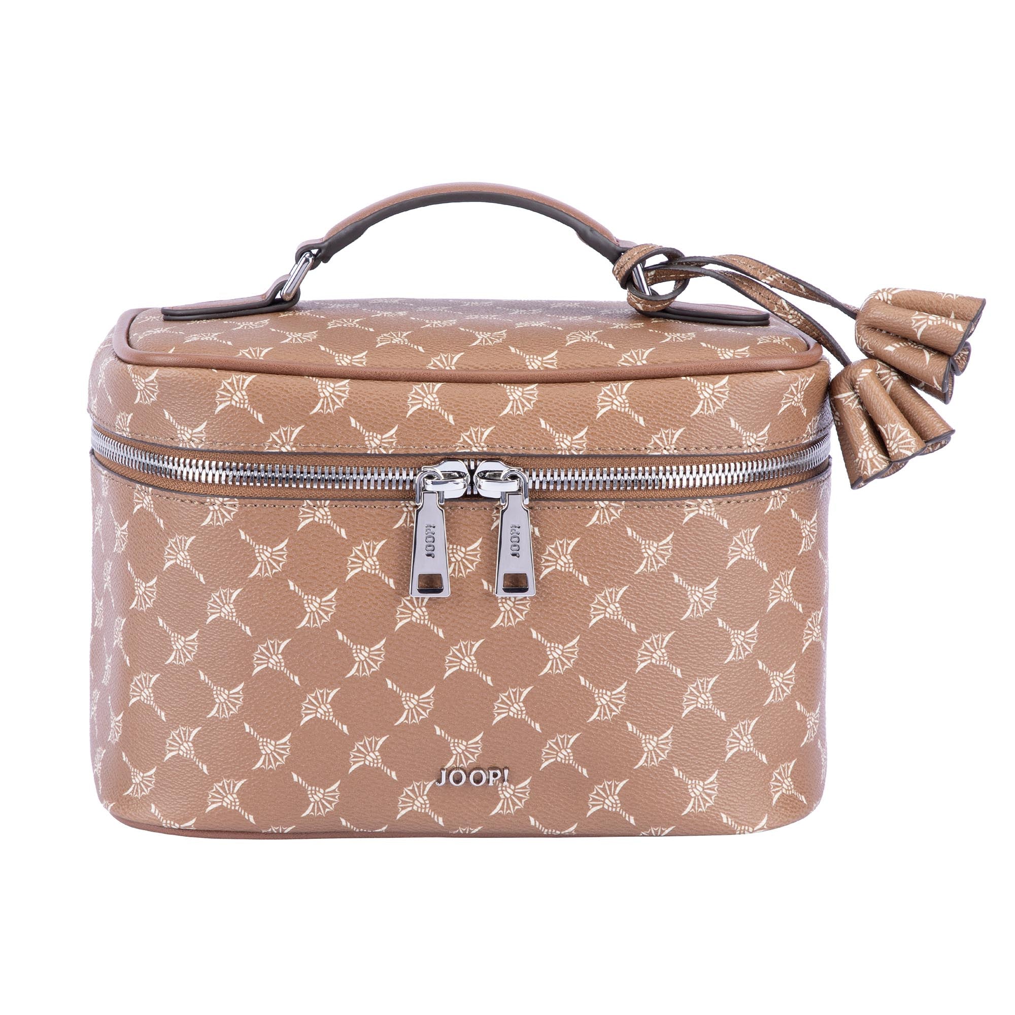 JOOP! Damen Kosmetiktasche - Cortina 1.0 Flora Washbag mhz, Cornflower, Logo, 17x24x13cm (HxBxT)
