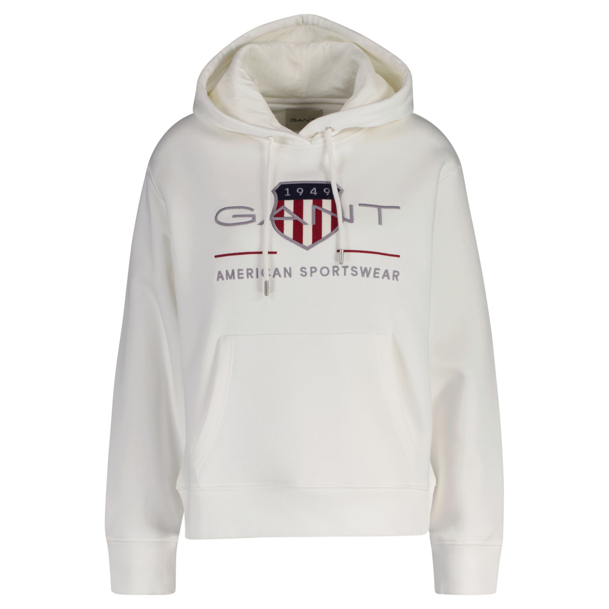 GANT ladies hoodie - ARCHIVE SHIELD HOODIE, sweatshirt, hood, logo, uni