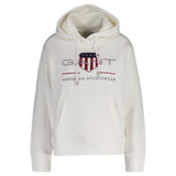 GANT Damen Hoodie - ARCHIVE SHIELD HOODIE, Sweatshirt, Kapuze, Logo, uni