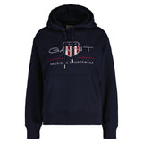 GANT Damen Hoodie - ARCHIVE SHIELD HOODIE, Sweatshirt, Kapuze, Logo, uni