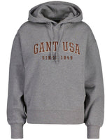 GANT Damen Sweatshirt - D1. USA Hoodie, Kapuzen-Pullover, Logo Stickerei