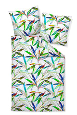 Janine Bettwäsche 2 teilig - MODERN ART S, Mako-Satin, Baumwolle mercerisiert, Allover-Print