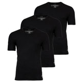 Calvin Klein Herren T-Shirt, 3er Pack - Icon Stretch, V-Ausschnitt, Mikrofaser
