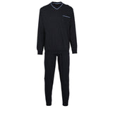 GÖTZBURG Men's Pyjamas Set - long, V-Neck, patterned 