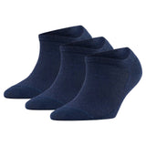 FALKE Damen Sneakersocken 3er Pack - Active Breeze, einfarbig, Lyocell-Faser