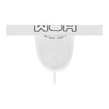 WOH Herren G-String - Sexy Fun, Basic Slip, Logo, Baumwoll-Stretch, einfarbig