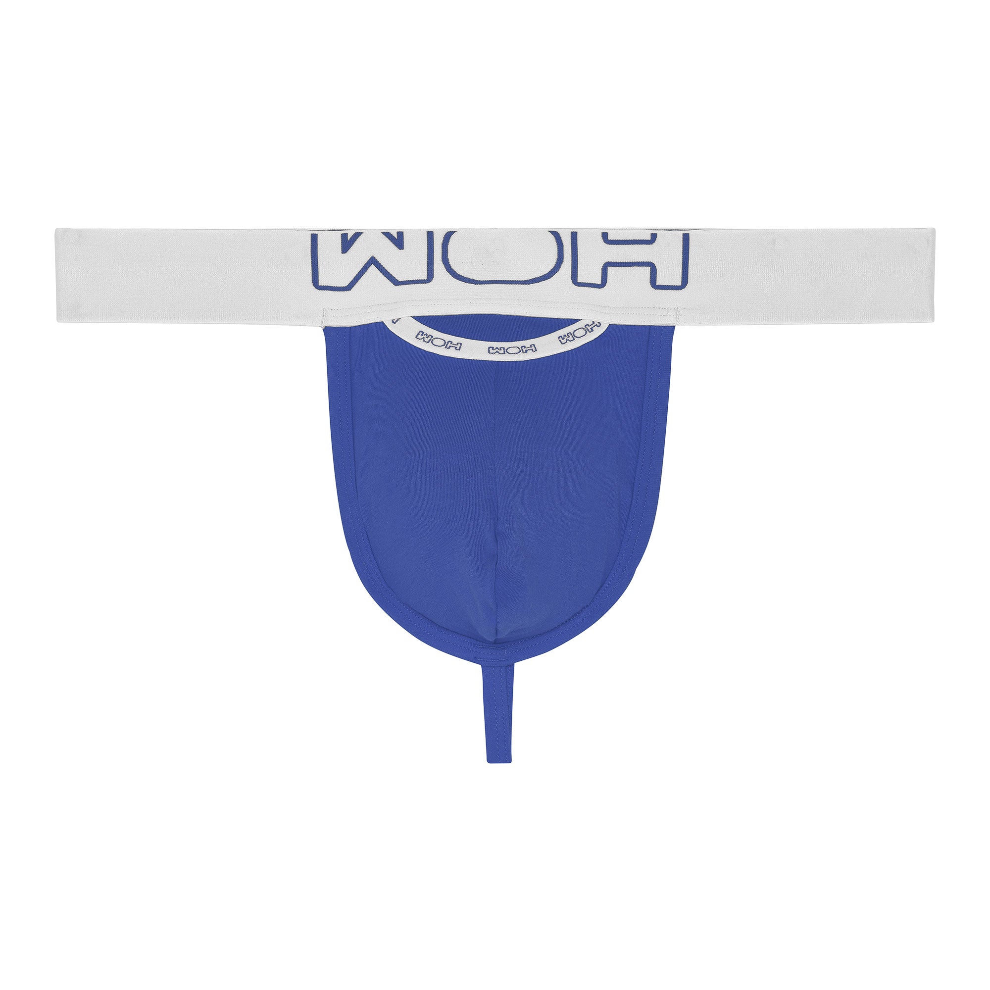 WOH Herren G-String - Sexy Fun, Basic Slip, Logo, Baumwoll-Stretch, einfarbig
