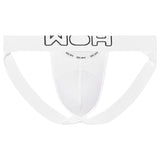 WOH Herren Jockstrap - Sexy Fun, Basic Slip, Logo, Baumwoll-Stretch, einfarbig