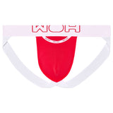 WOH Herren Jockstrap - Sexy Fun, Basic Slip, Logo, Baumwoll-Stretch, einfarbig