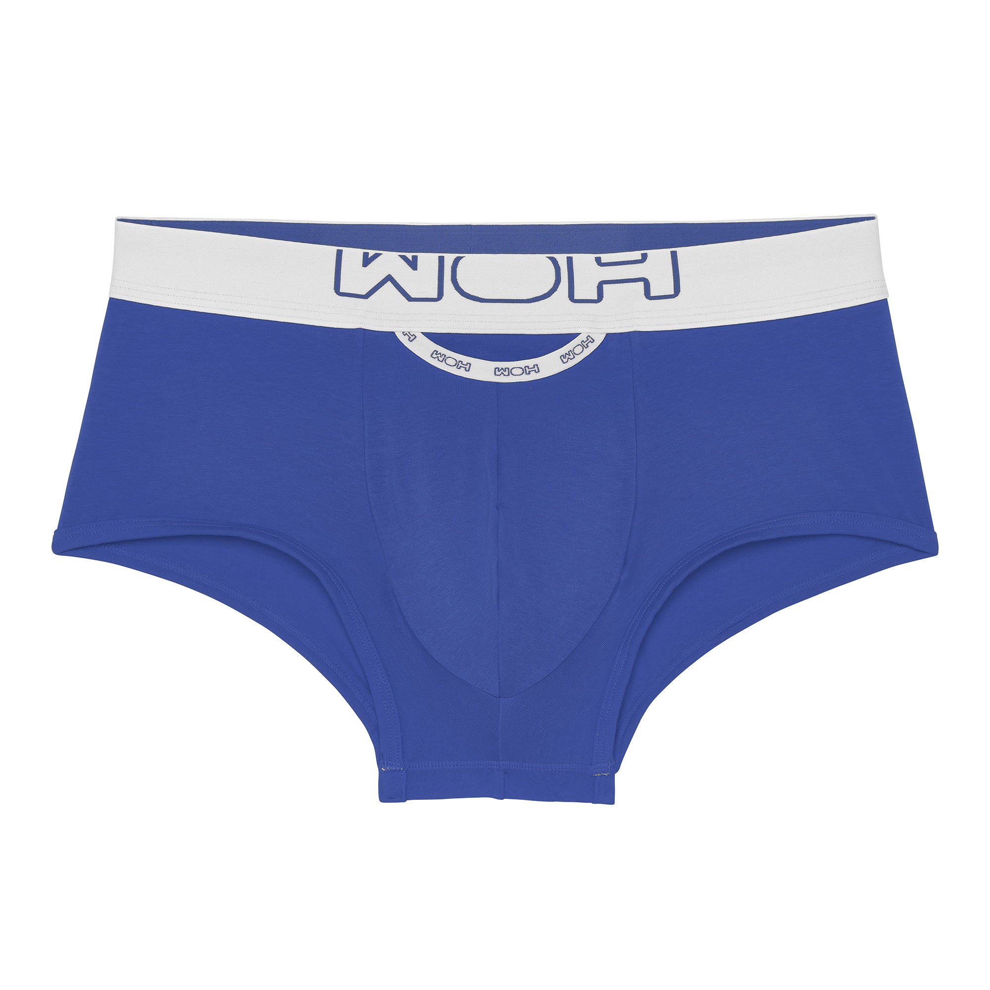 WOH Herren Trunk - Sexy Fun, Basic Shorts, Logo, Baumwoll-Stretch, einfarbig