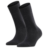 FALKE Damen Socken 2er Pack - Sensitive London, Kurzsocken, einfarbig