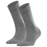 FALKE Damen Socken 2er Pack - Sensitive London, Kurzsocken, einfarbig
