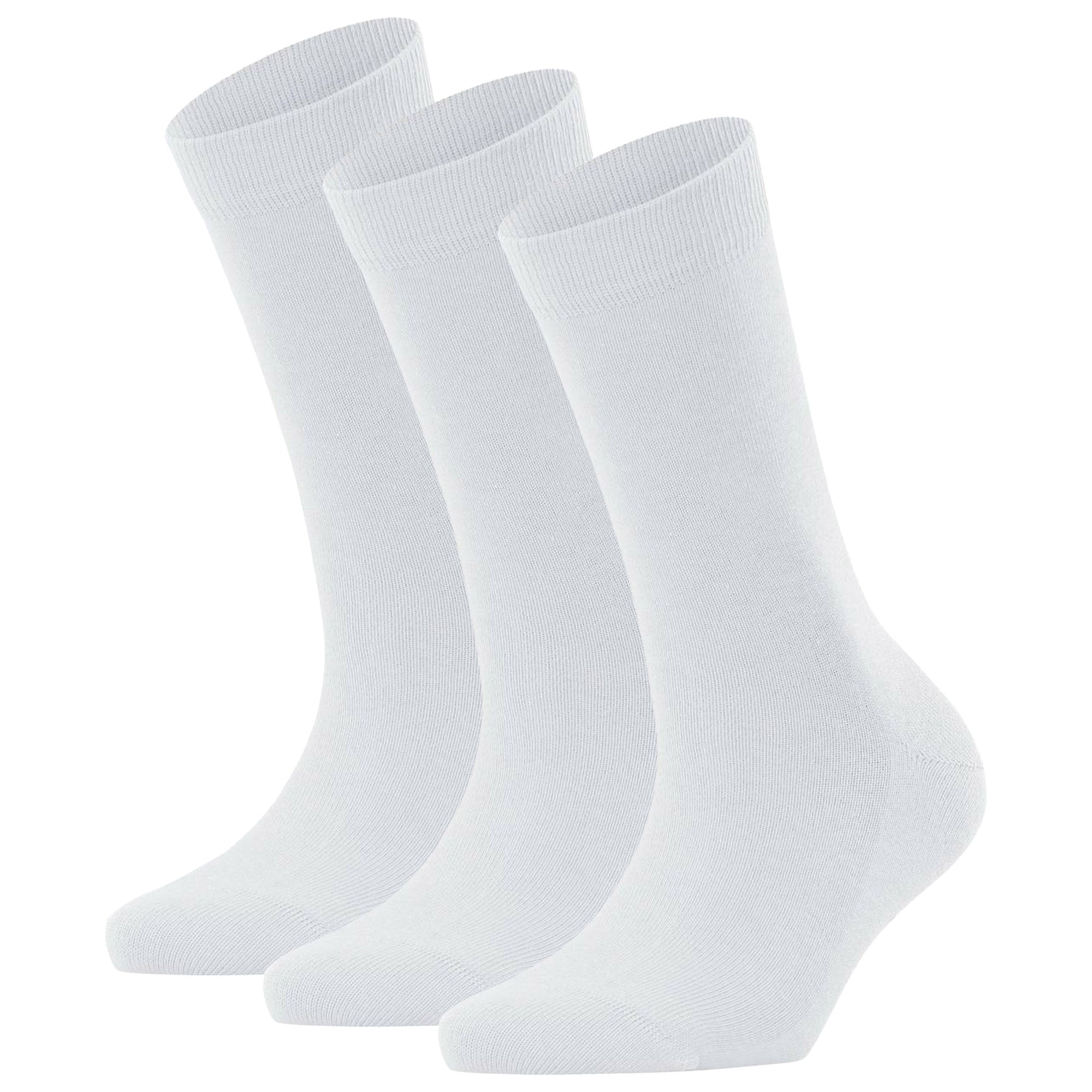 FALKE Damen Socken 3er Pack - Family SO, Kurzsocken, einfarbig
