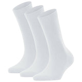 FALKE Damen Socken 3er Pack - Family SO, Kurzsocken, einfarbig