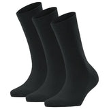 FALKE Damen Socken 3er Pack - Family SO, Kurzsocken, einfarbig