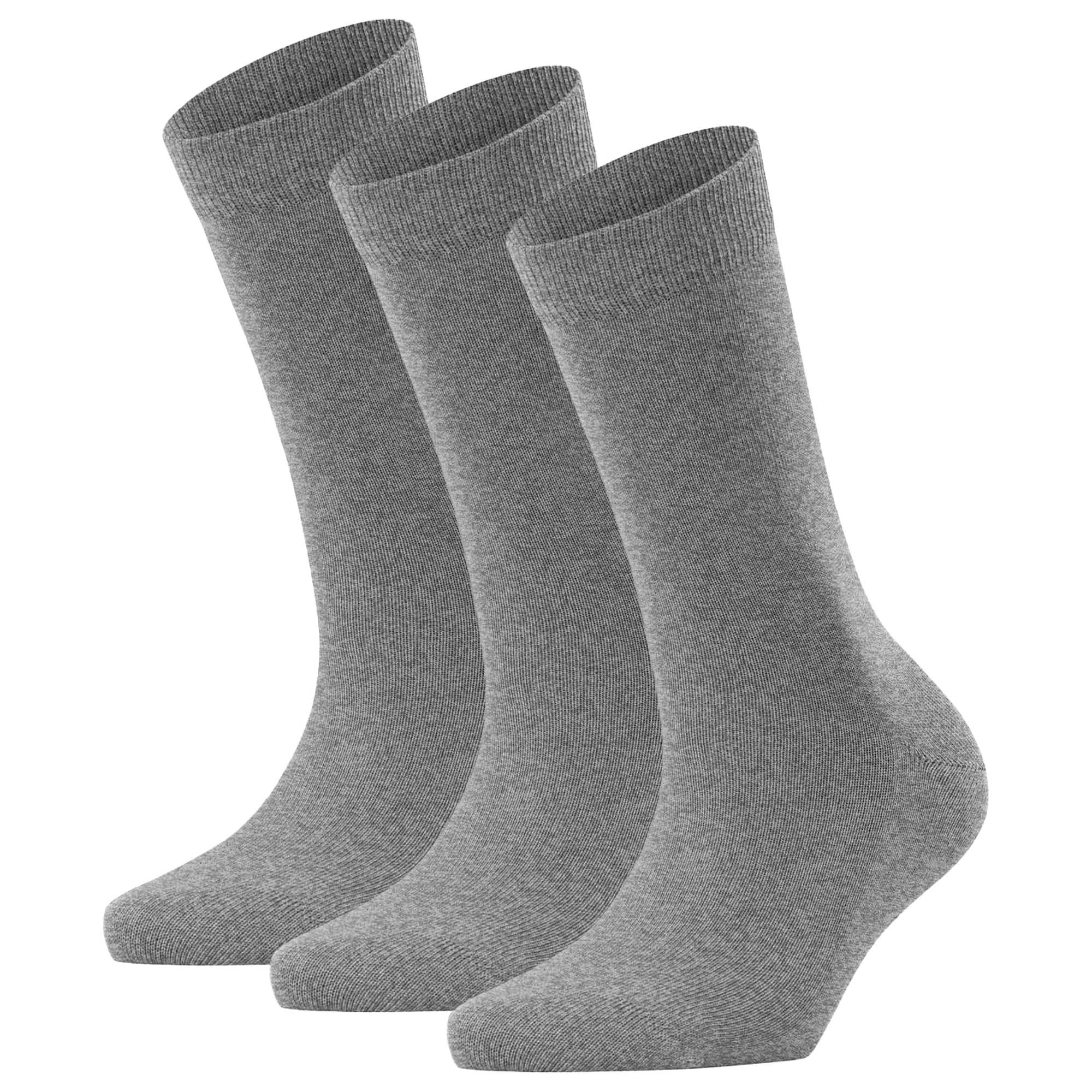 FALKE Damen Socken 3er Pack - Family SO, Kurzsocken, einfarbig