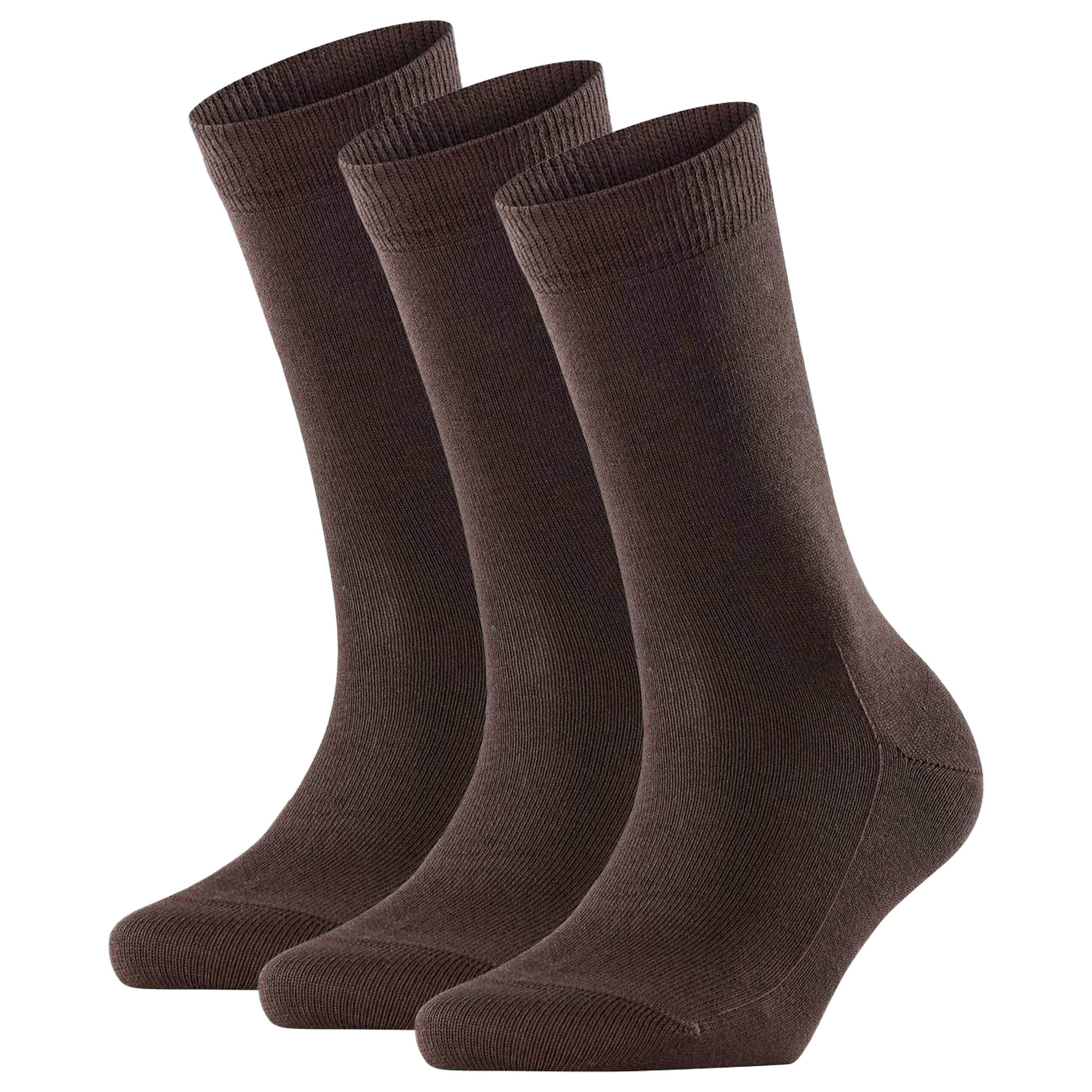 FALKE Damen Socken 3er Pack - Family SO, Kurzsocken, einfarbig