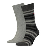 TOMMY HILFIGER Men Socks, Pack - Duo Stripe Sock, Stockings, Stripes, uni/striped