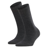 FALKE Damen Socken 2er Pack - Softmerino SO, Kurzsocken, einfarbig
