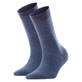 FALKE Damen Socken 2er Pack - Softmerino SO, Kurzsocken, einfarbig