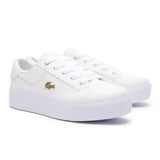 LACOSTE Damen Sneaker - ZIANE PLATFORM, Turnschuhe, Plateau-Sohle, Echtleder