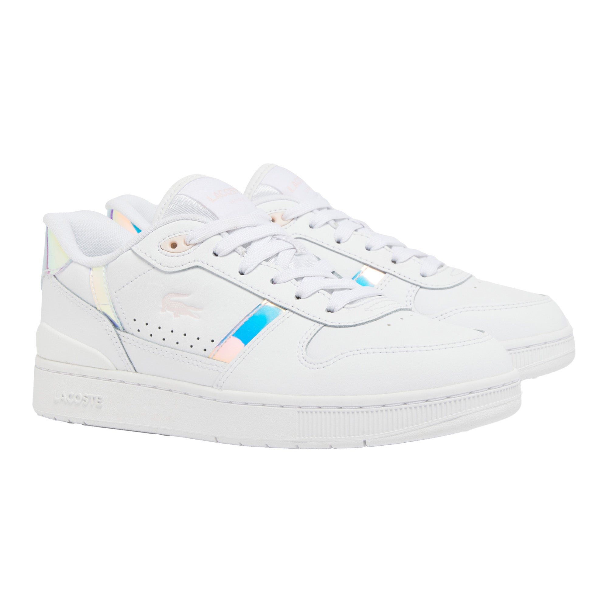 LACOSTE Damen Sneaker - T-CLIP SET, Retro, Turnschuhe, Logo, Echtleder