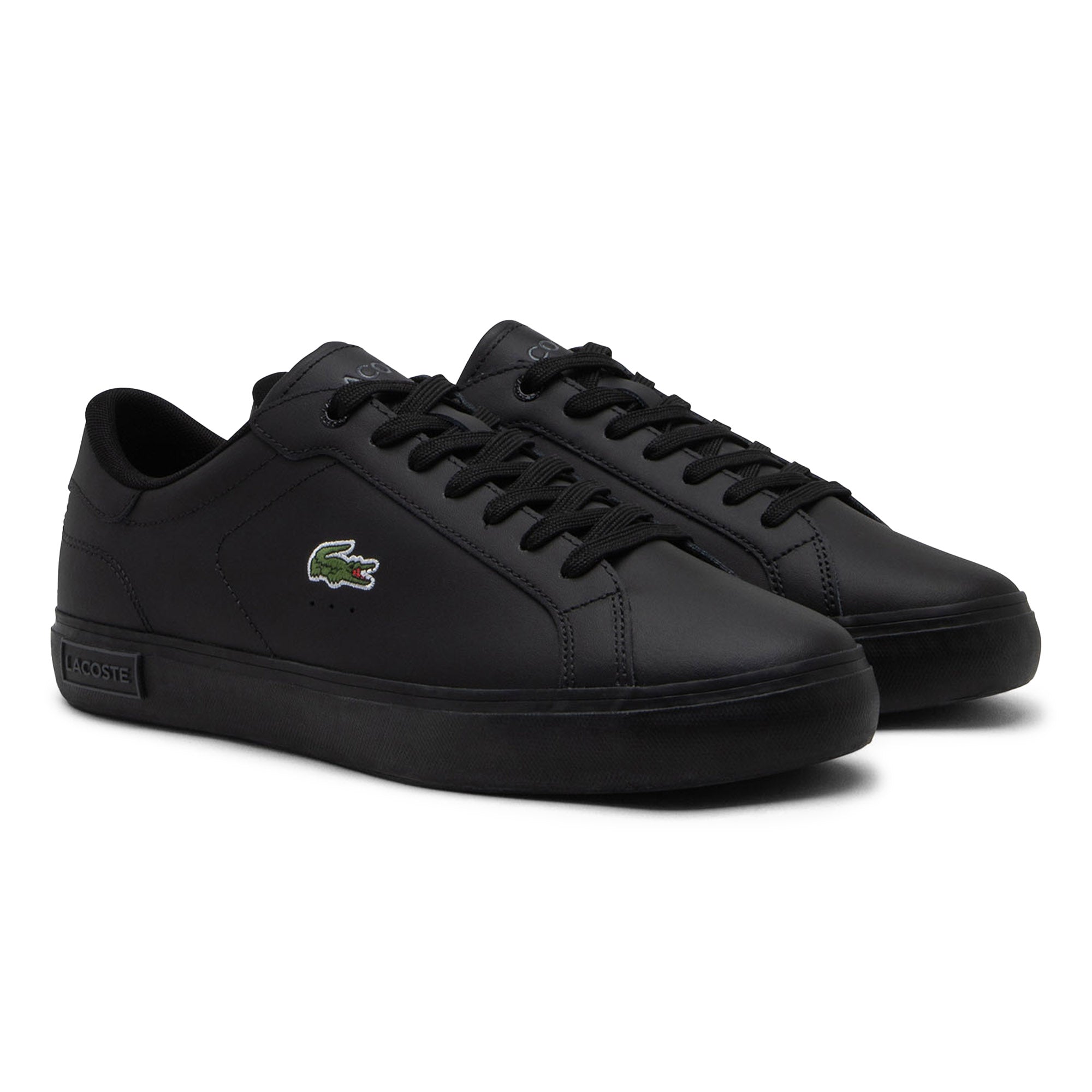 LACOSTE Herren Sneaker - Powercourt 125 , Turnschuhe, Echtleder, Logo