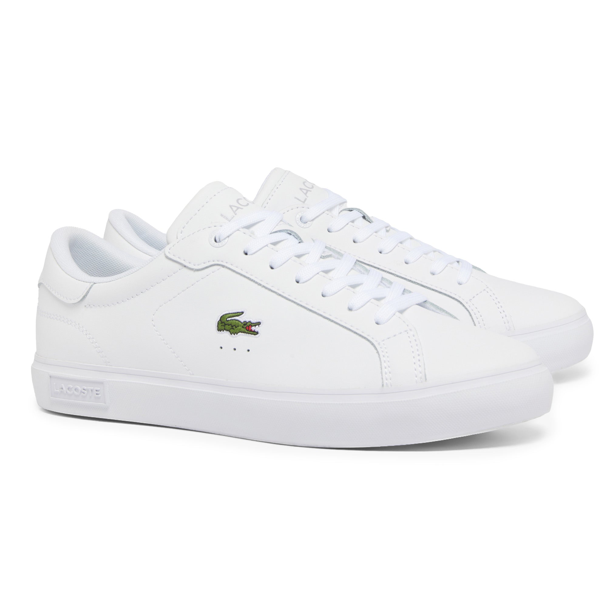 LACOSTE Herren Sneaker - Powercourt 125 , Turnschuhe, Echtleder, Logo