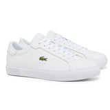 LACOSTE Herren Sneaker - Powercourt 125 , Turnschuhe, Echtleder, Logo
