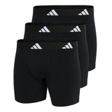 adidas Herren Boxershorts, 3er Pack - Boxer Briefs, Active Flex Cotton, Logo