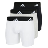 adidas Herren Boxershorts, 3er Pack - Boxer Briefs, Active Flex Cotton, Logo