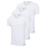 adidas Herren T-Shirt, 3er Pack - V-Neck Shirt, Active Core Cotton, einfarbig