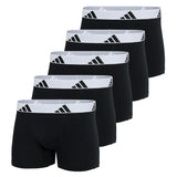 adidas Herren Boxershorts, 5er Pack - Trunks, Active Flex Cotton, Logo